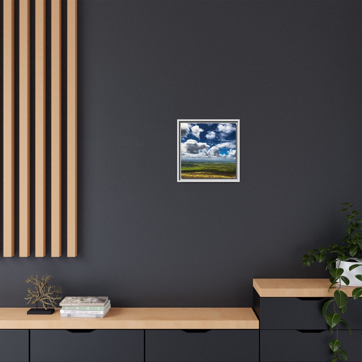 Kerry Panorama Matte Canvas, Framed (Multi-color)