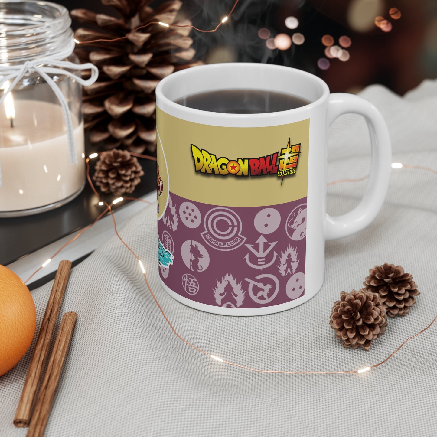 Dragon Ball Super Ceramic Coffee Mug - 11oz & 15oz - Perfect for Anime Fans