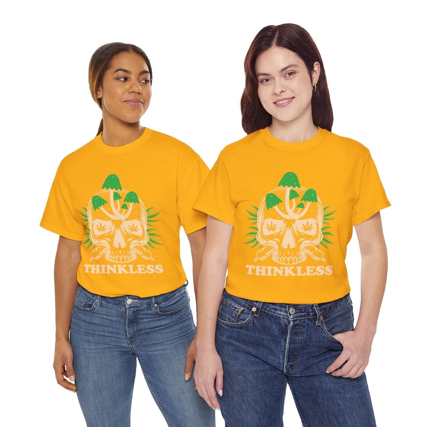 Mushroom Skull 'THINKLESS' T-Shirt