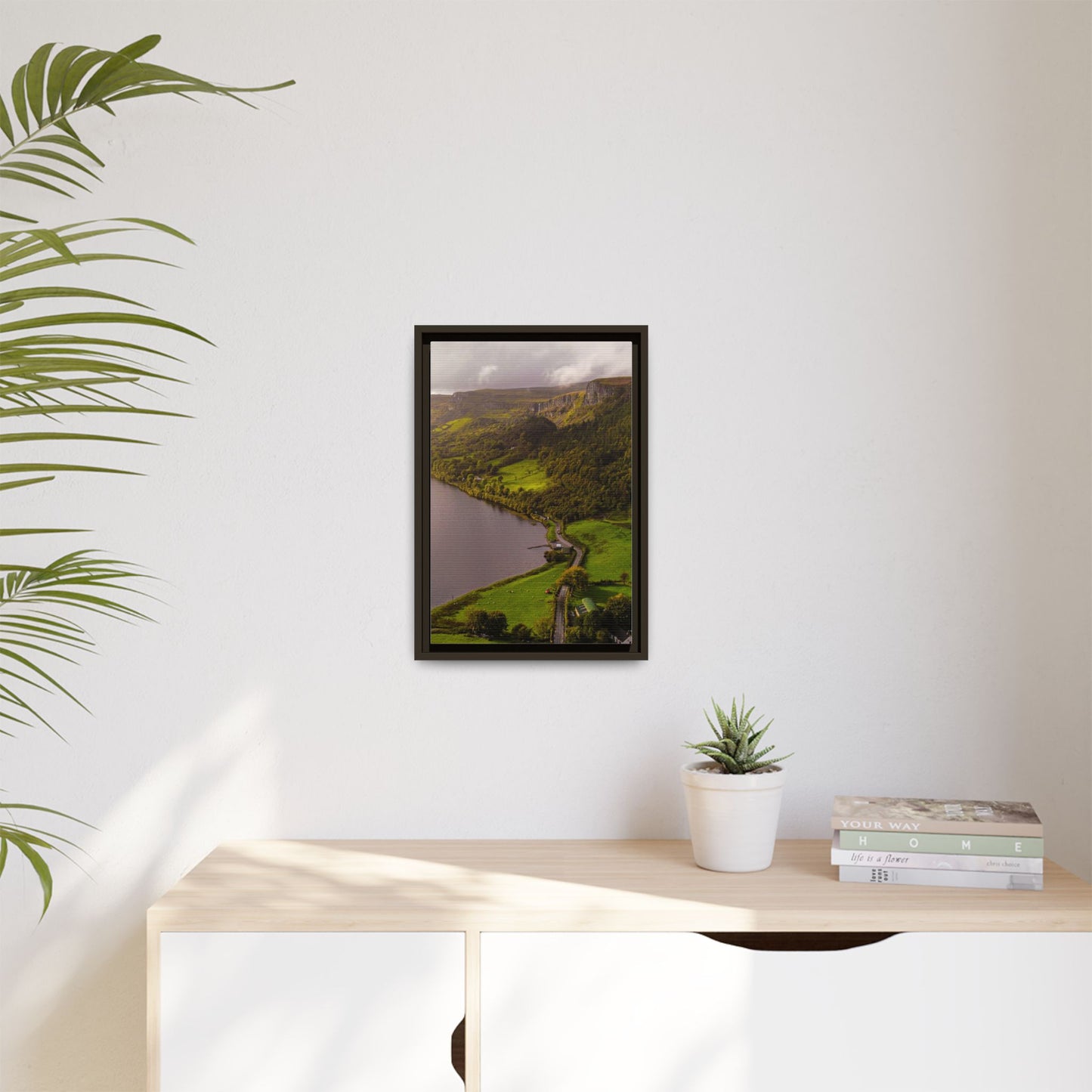 South in Aghadh an Aird or The Devil's Cheney Matte Canvas, Framed (Multi-color)