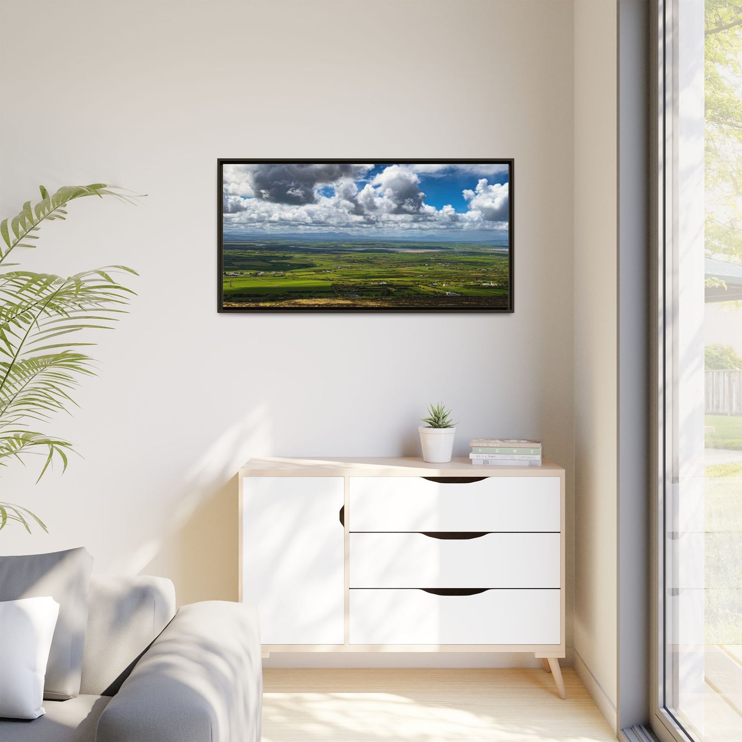 Kerry Panorama Matte Canvas, Framed (Multi-color)