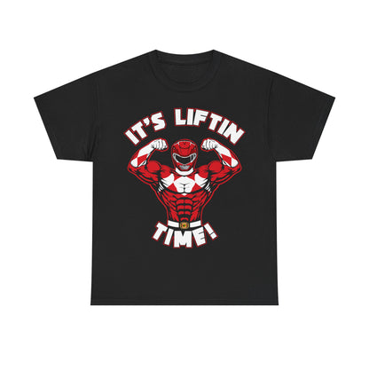 It's Liftin' Time Unisex Heavy Cotton Tee - Fitness & Workout Shirt Black
