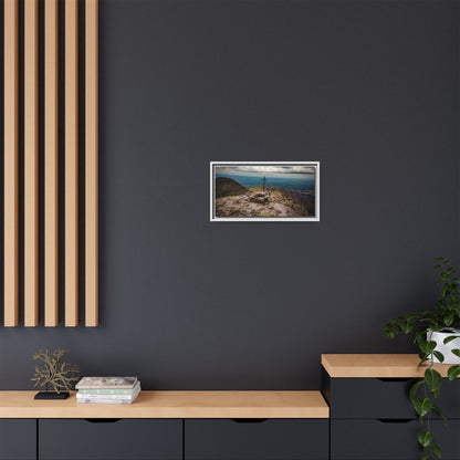 Carrauntoohil Summit Matte Canvas, Framed (Multi-color)