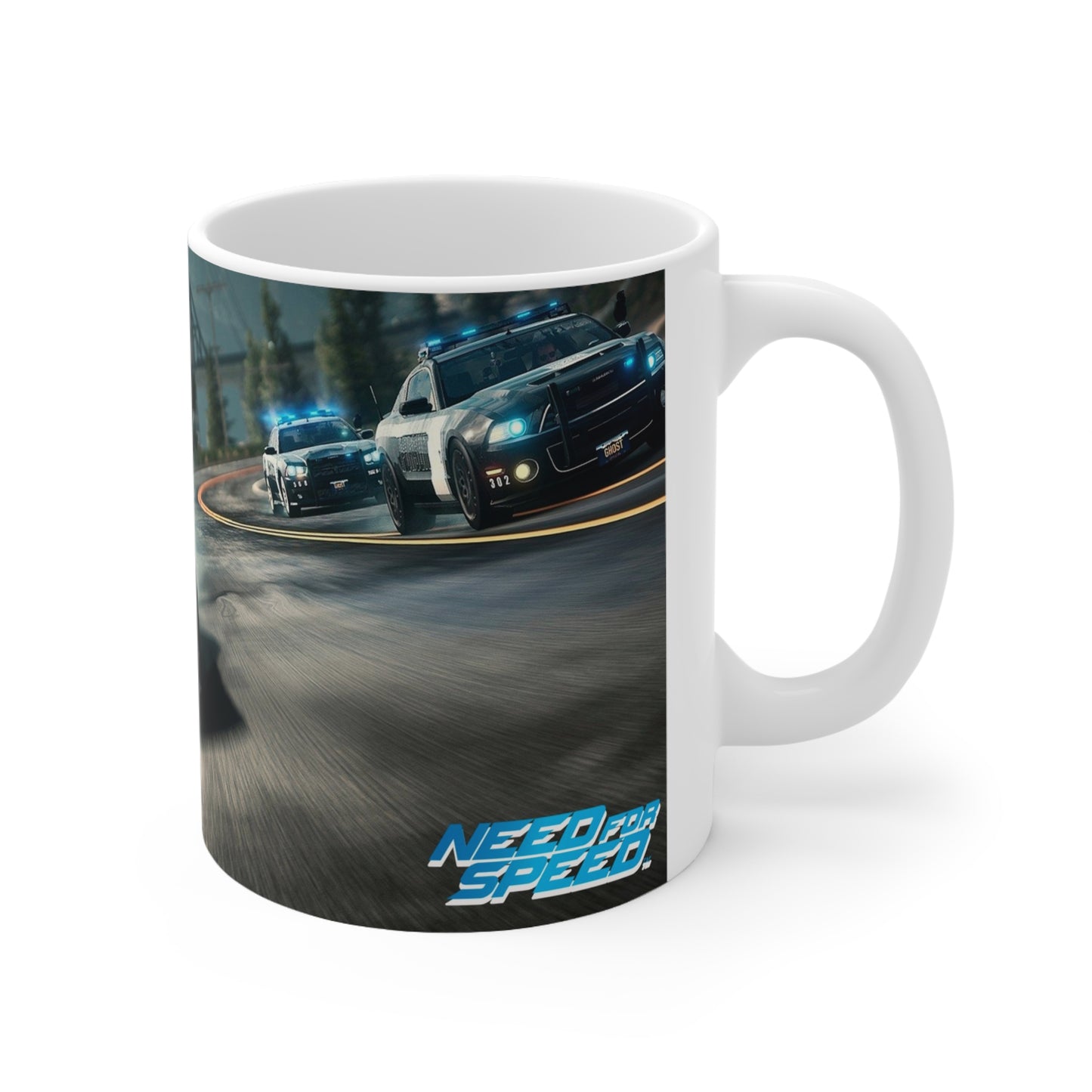 Racing-Themed Ceramic Coffee Cups - Perfect Gift for Car Enthusiasts