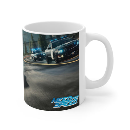 Racing-Themed Ceramic Coffee Cups - Perfect Gift for Car Enthusiasts