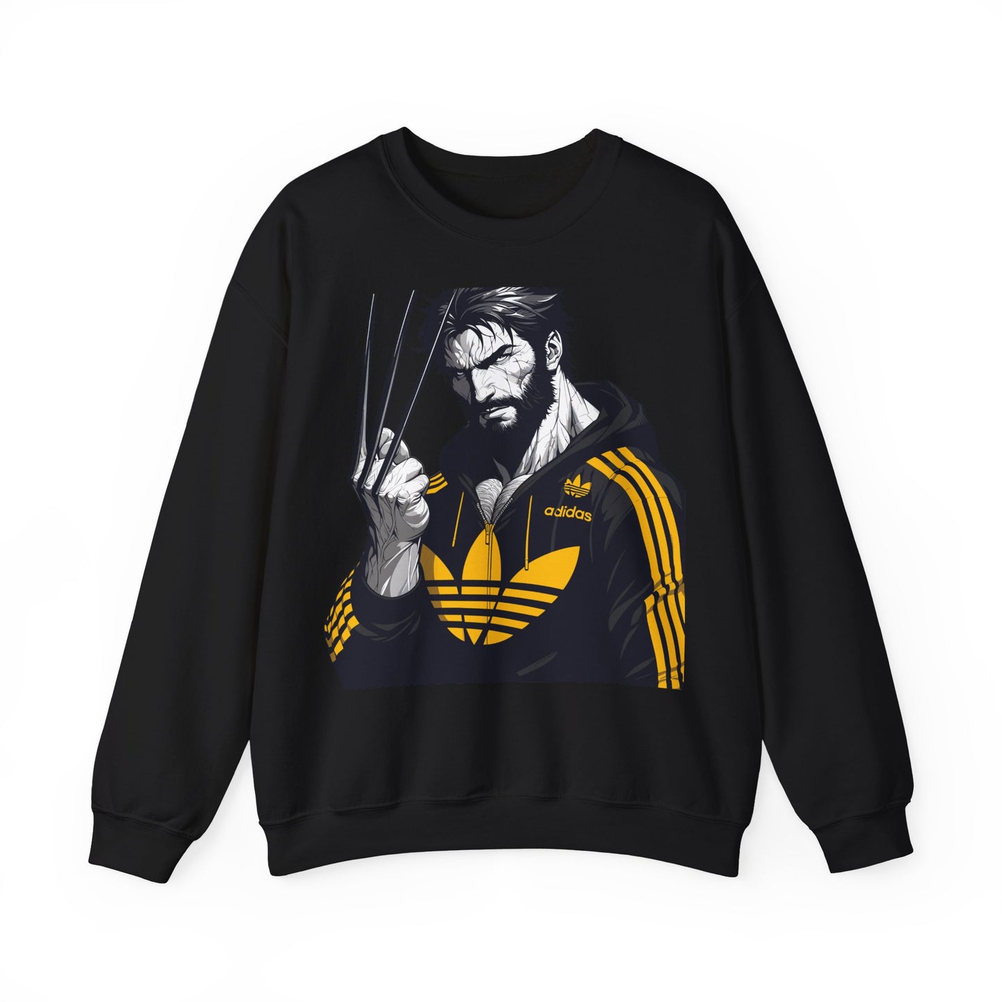 Wolverine Graphic Crewneck Sweatshirt for Anime Fans