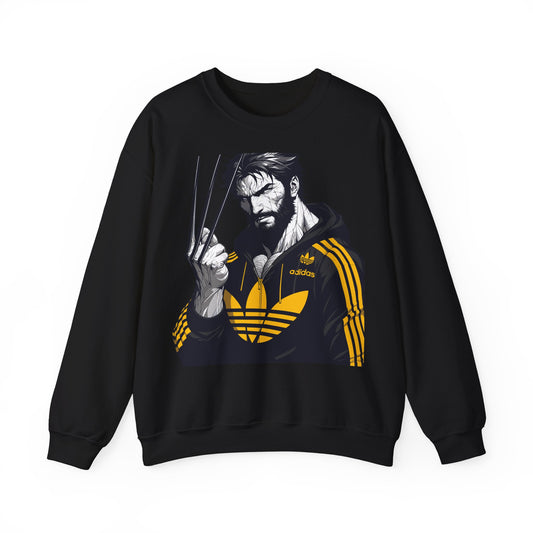 Wolverine Graphic Crewneck Sweatshirt for Anime Fans