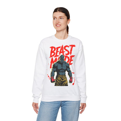 Beast Mode Unisex Heavy Blend™ Crewneck Sweatshirt - Perfect for Fitness Lovers | Gym Apparel