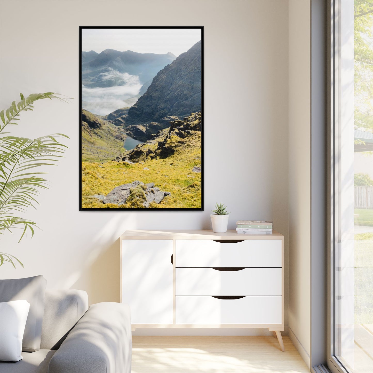 Kerry Mount Matte Canvas, Framed (Multi-color)