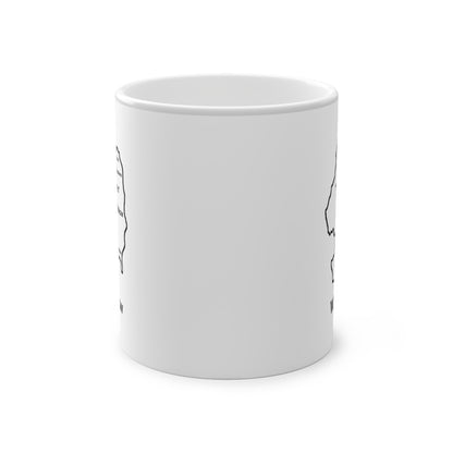 Wicklow Magic Mug: Color - Changing Coffee Cup with Artistic Map Design