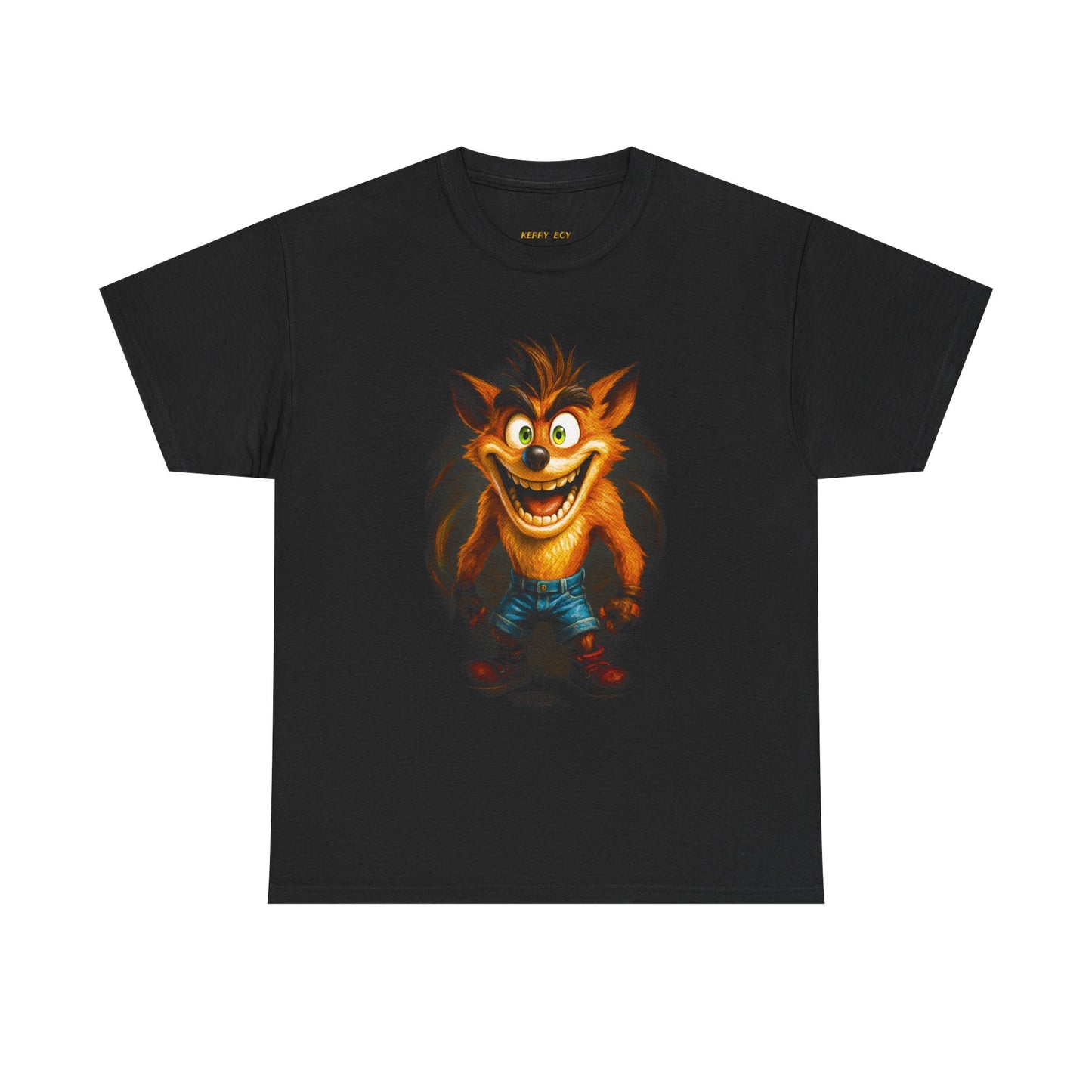 Crash Bandicoot Retro Character T-Shirt — Vintage Game Mascot Tee