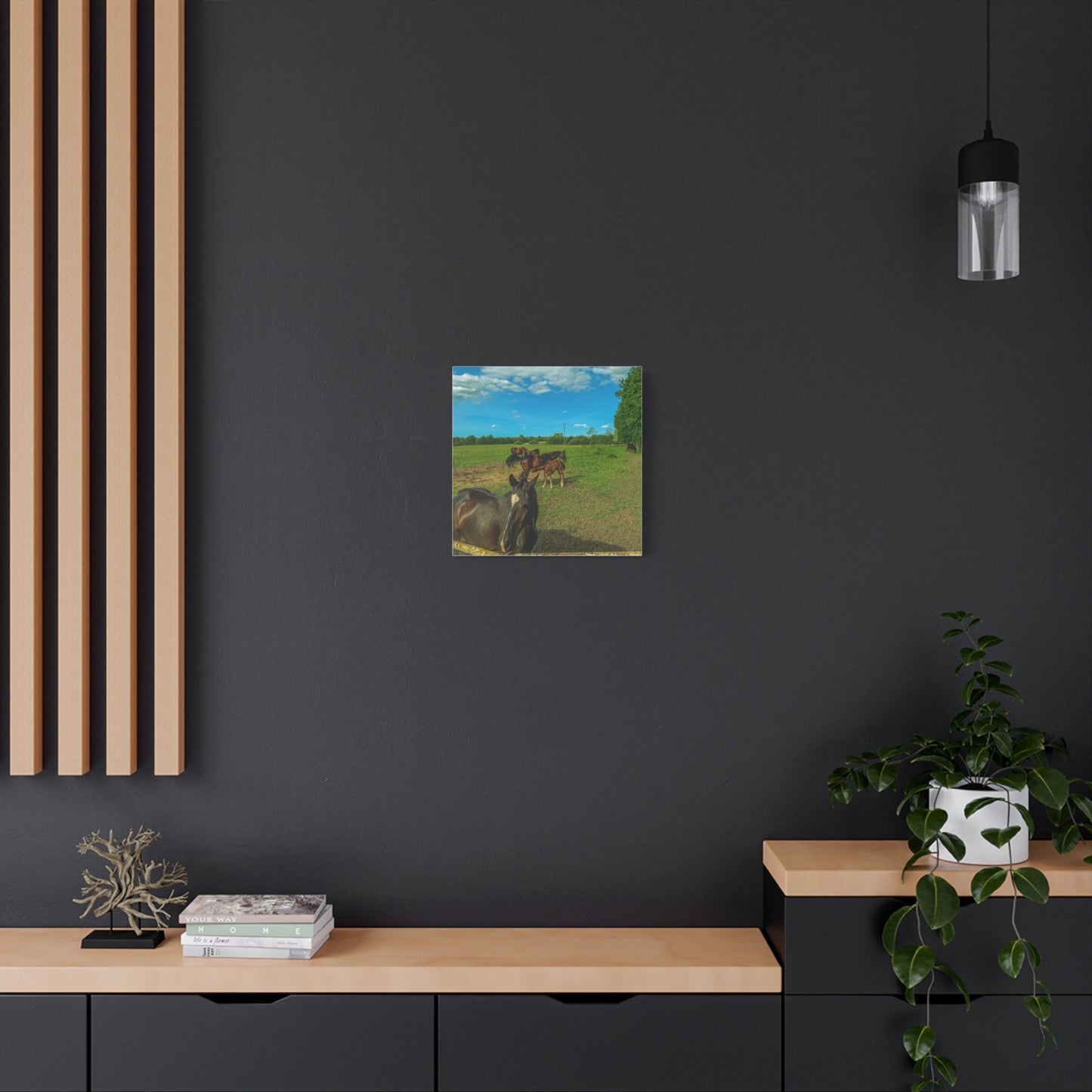 Horse Matte Canvas, Stretched, 1.25"