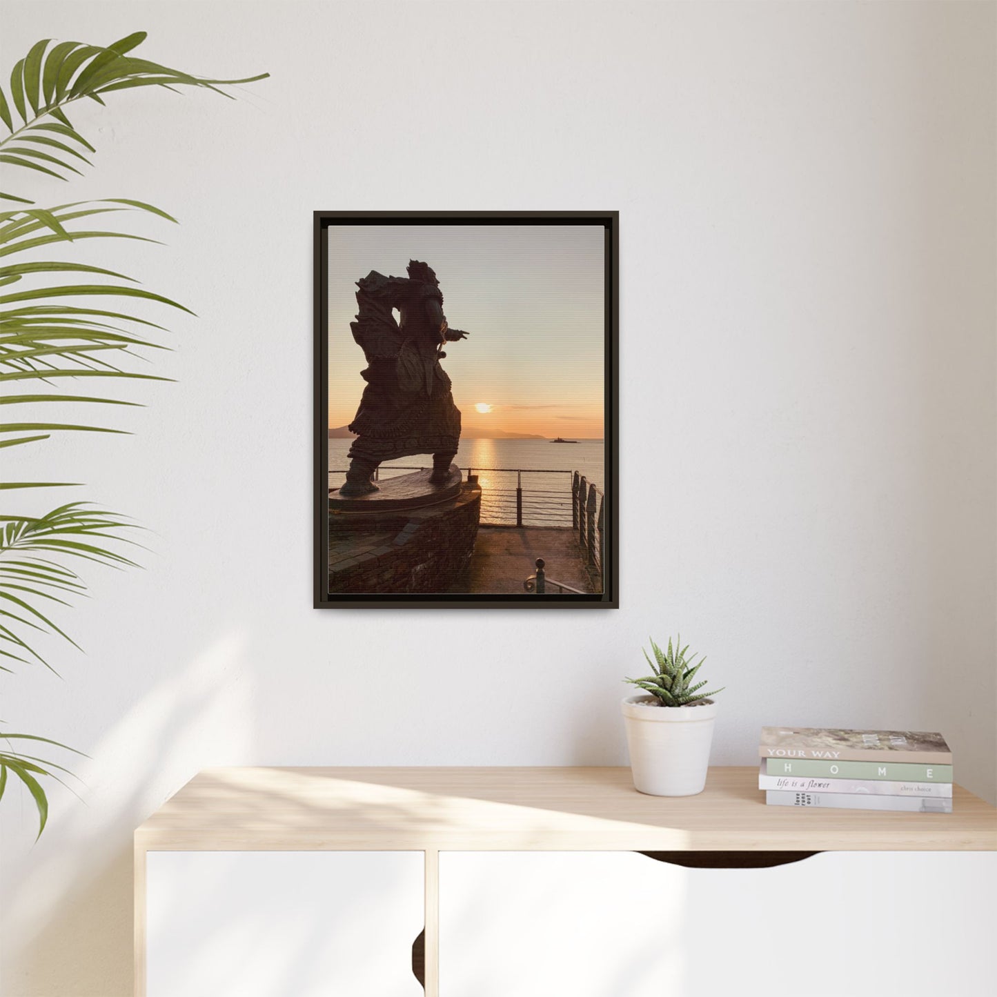Fenit Matte Canvas, Framed (Multi-color)