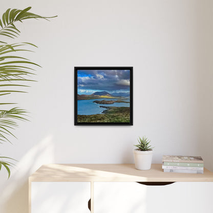 Unknown Mountain Matte Canvas, Framed (Multi-color)