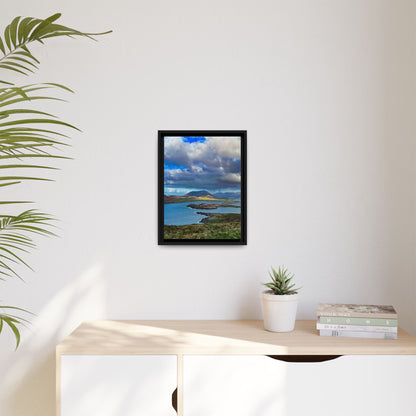 Unknown Mountain Matte Canvas, Framed (Multi-color)