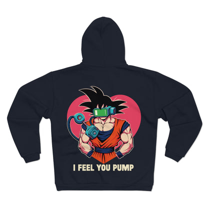 I Feel Your Pump II Unisex Hooded Zip Sweatshirt