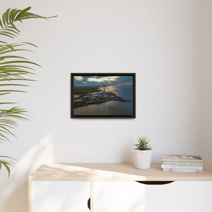 Target  Power Station Matte Canvas, Framed (Multi-color)
