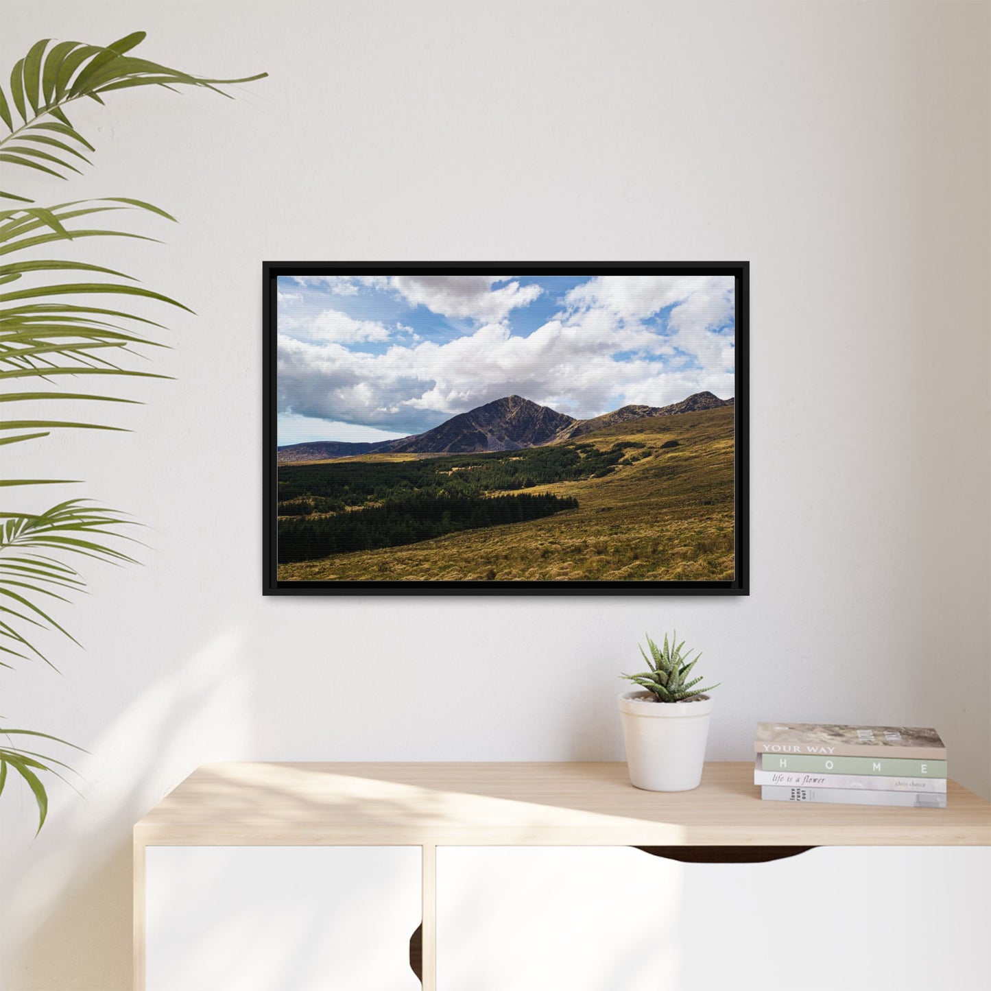 Mount Brandon Matte Canvas, Framed (Multi-color)