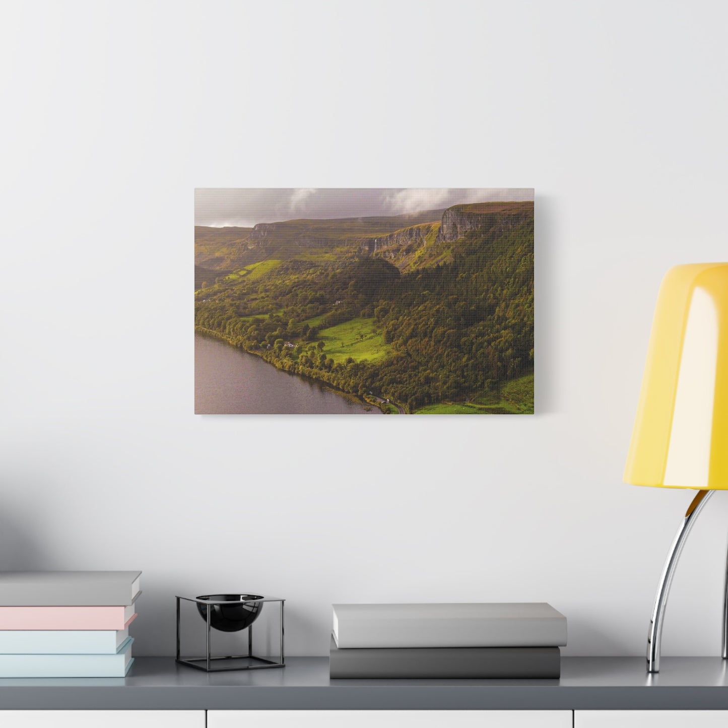 Sruth in Aghadh an Aird or The devil's Chimney Matte Canvas, Stretched, 1.25"