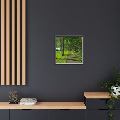 Listowel Town Park Matte Canvas, Framed (Multi-color)