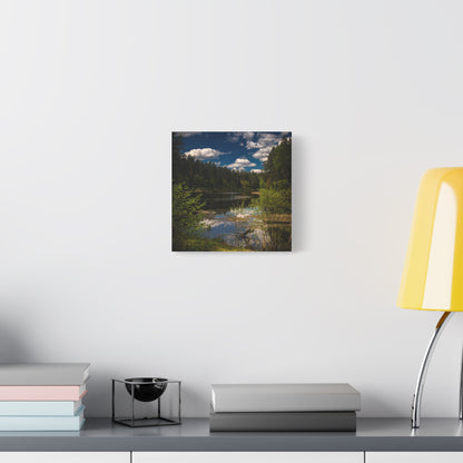 Vilnius Lake, Lithuania Matte Canvas, Stretched, 1.25"