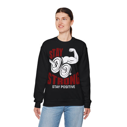 Stay Strong Unisex Heavy Blend™ Crewneck Sweatshirt - Motivational Fitness Apparel
