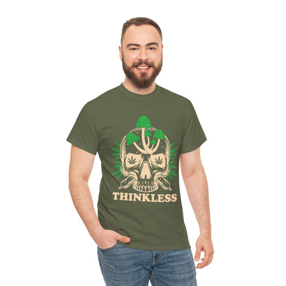 Mushroom Skull 'THINKLESS' T-Shirt