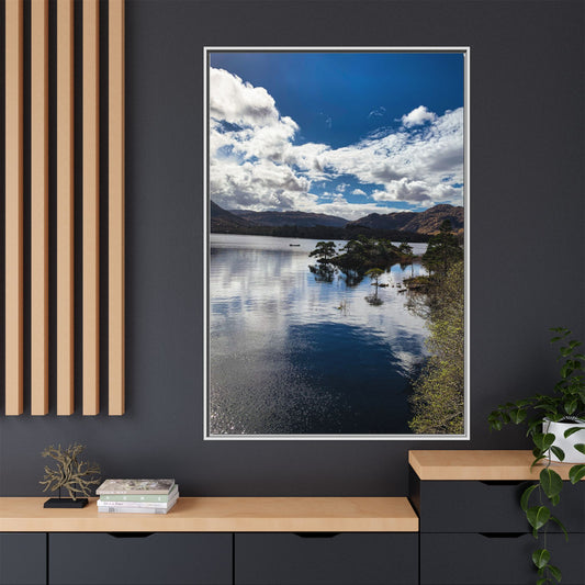 Lake Matte Canvas, Framed (Multi-color)