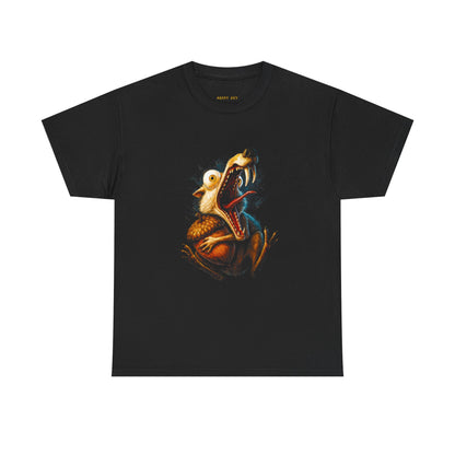 Raven-Frog Gothic Tee — Surreal Grotesque Creature Art Shirt