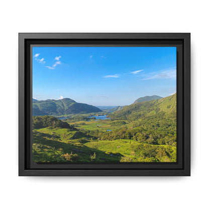 Ladies View Spring Matte Canvas, Framed (Multi-color)