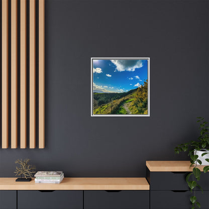 Glanageenty Forest Trail  Matte Canvas, Framed (Multi-color)