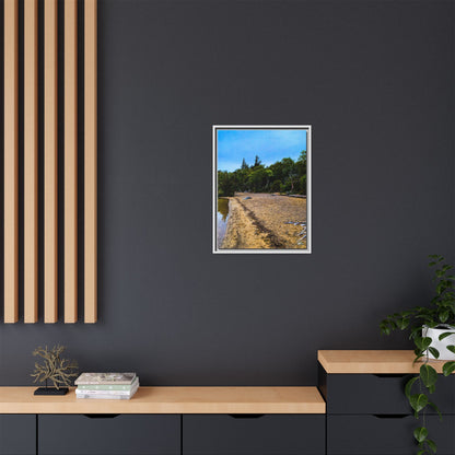 Killarney Beach Matte Canvas, Framed (Multi-color)