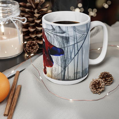 Spider-Man Themed Ceramic Coffee Mug - Perfect for Superhero Fans