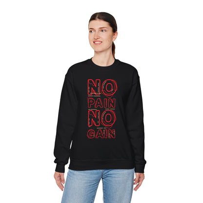 Motivational Unisex Heavy Blend™ Crewneck Sweatshirt - No Pain No Gain