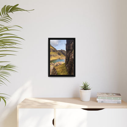 Mount Brandon Valley Matte Canvas, Framed (Multi-color)