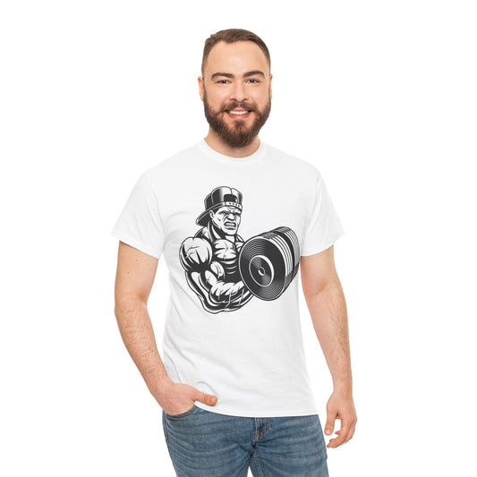 Gym Motivation Unisex Heavy Cotton Tee - Weightlifting Graphic Shirt