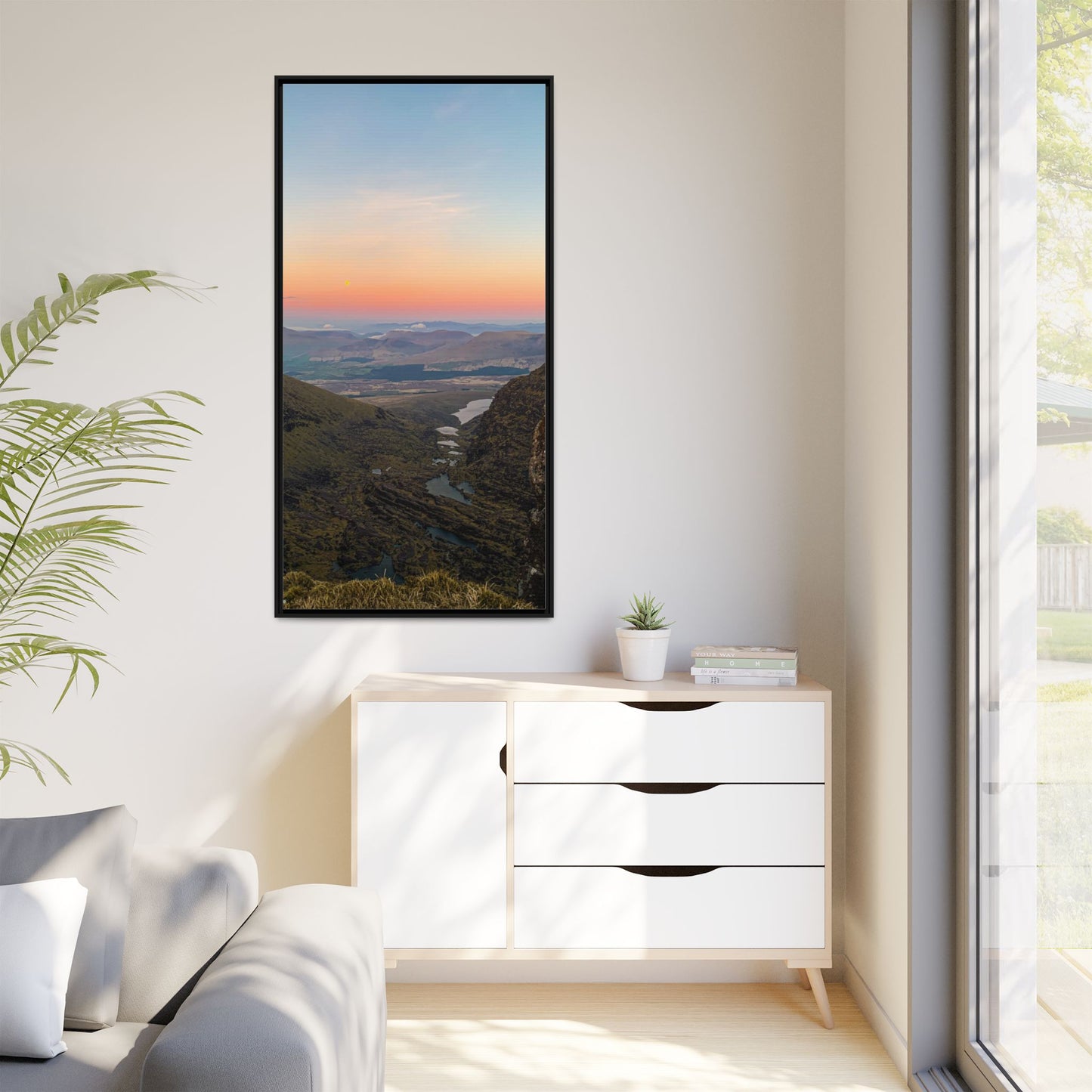 On The Way To Mount Brandon Matte Canvas, Framed (Multi-color)