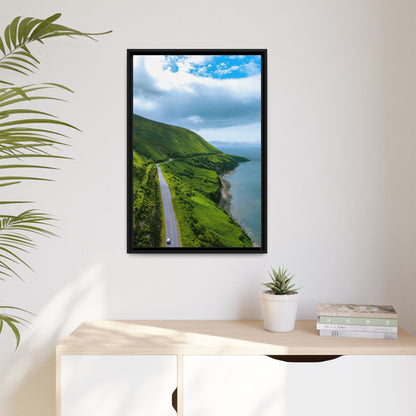 Ring of Kerry Drive Matte Canvas, Framed (Multi-color)
