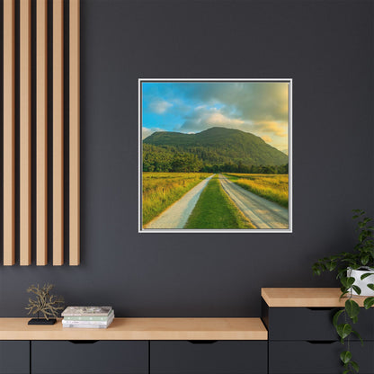 Mountain Torc Matte Canvas, Framed (Multi-color)