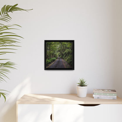 Glanageenty Forest Trail Matte Canvas, Framed (Multi-color)
