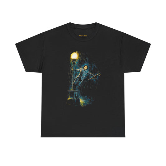 T‑Shirt - Vintage Nighttime Dancer Under Streetlamp Graphic
