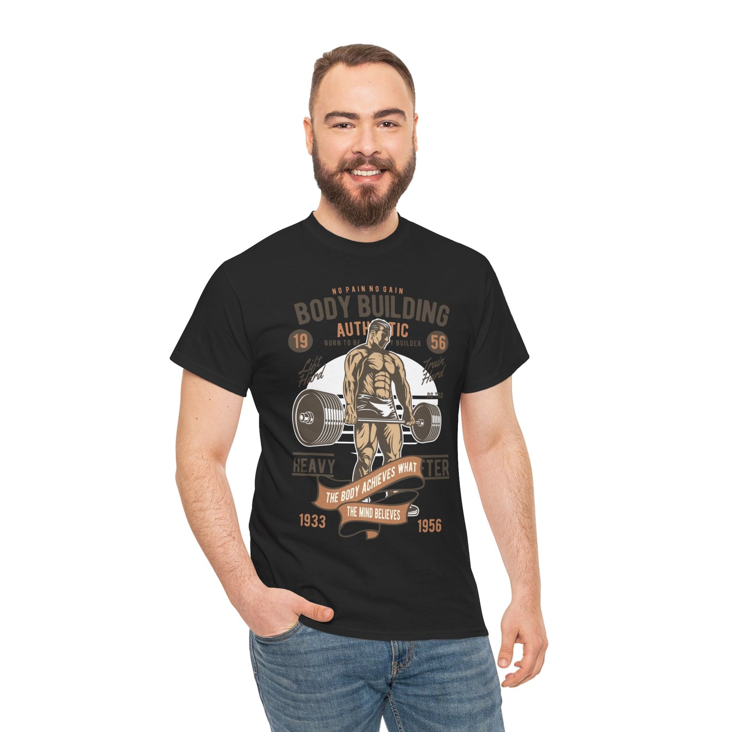 Vintage Bodybuilding Unisex Heavy Cotton Tee