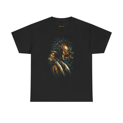 Predator Skull Claw Tee — Retro Sci‑Fi Monster Graphic T-Shirt