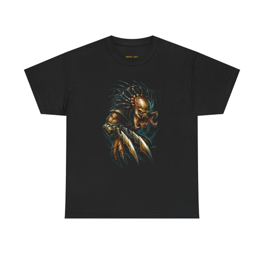 Predator Skull Claw Tee — Retro Sci‑Fi Monster Graphic T-Shirt