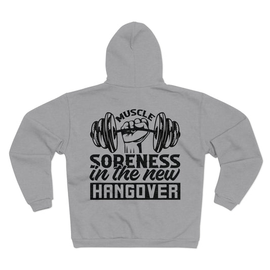 Muscle Recovery Hooded Zip Sweatshirt - Perfect for Fitness Enthusiasts