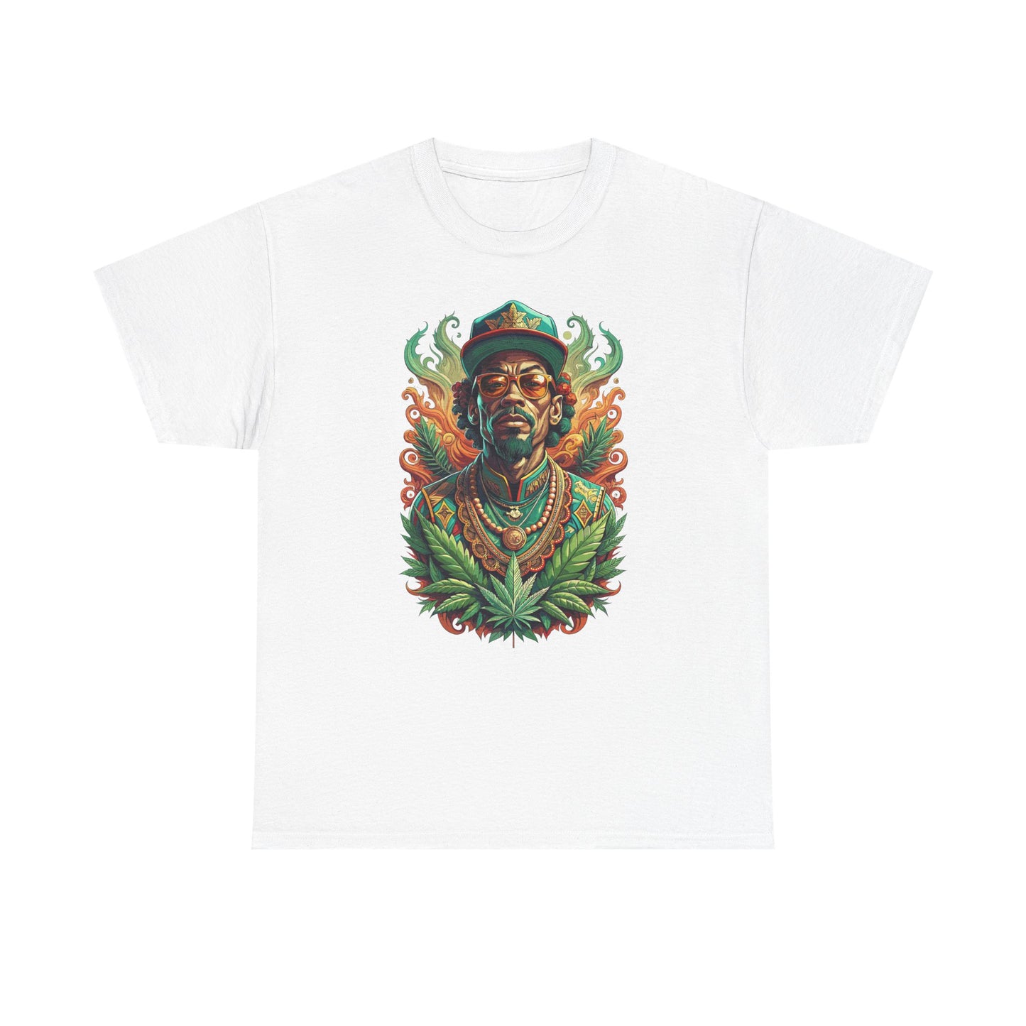 Reggae Lion Tee — Rasta Portrait Graphic T-Shirt