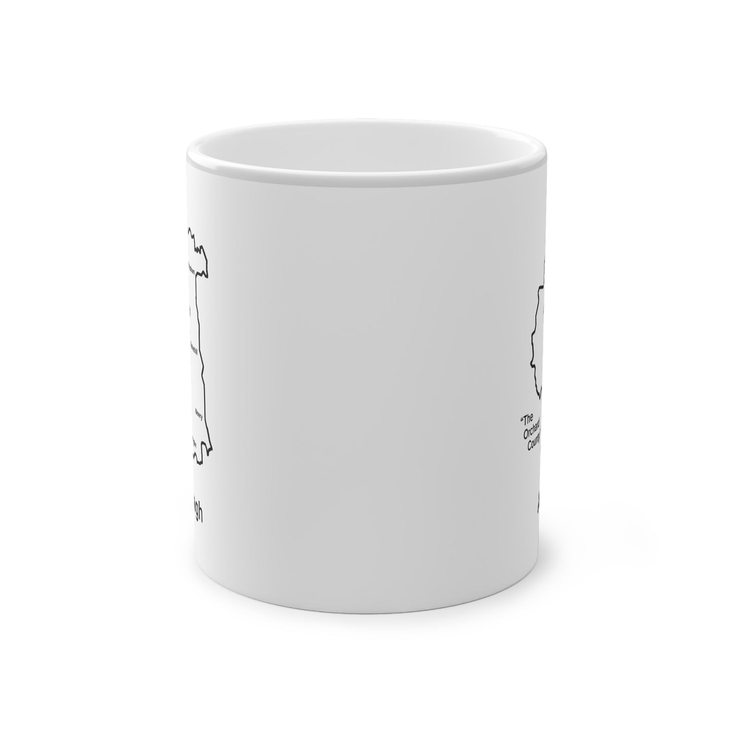 Armagh Magic Mug: Color - Changing Coffee Cup with Artistic Map Design