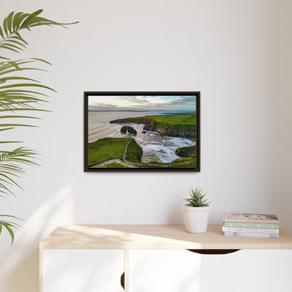 Virgin Rock Matte Canvas, Framed (Multi-color)