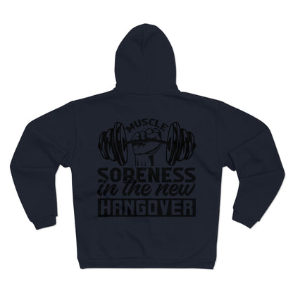 Muscle Recovery Hooded Zip Sweatshirt - Perfect for Fitness Enthusiasts
