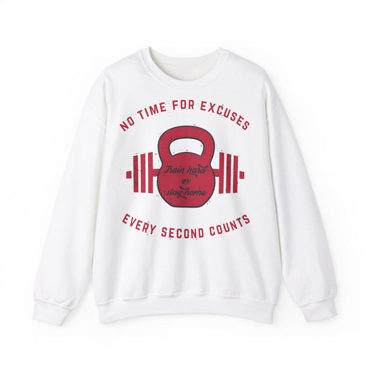 No Time For Excuse Unisex Heavy Blend™ Crewneck Sweatshirt
